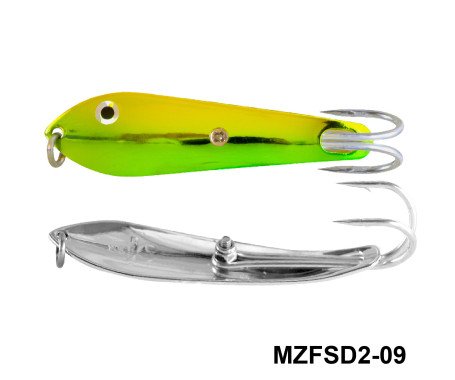AQUA MARINE - Fishing Spoon with Double Hooks - (Size: 2)